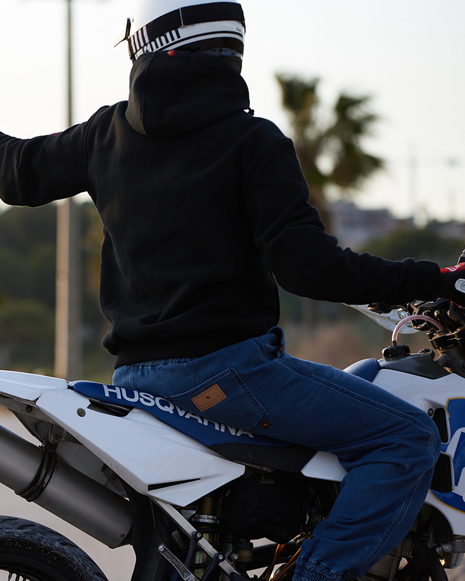 Riding Hoodie (AA) Orange/Checkerboard