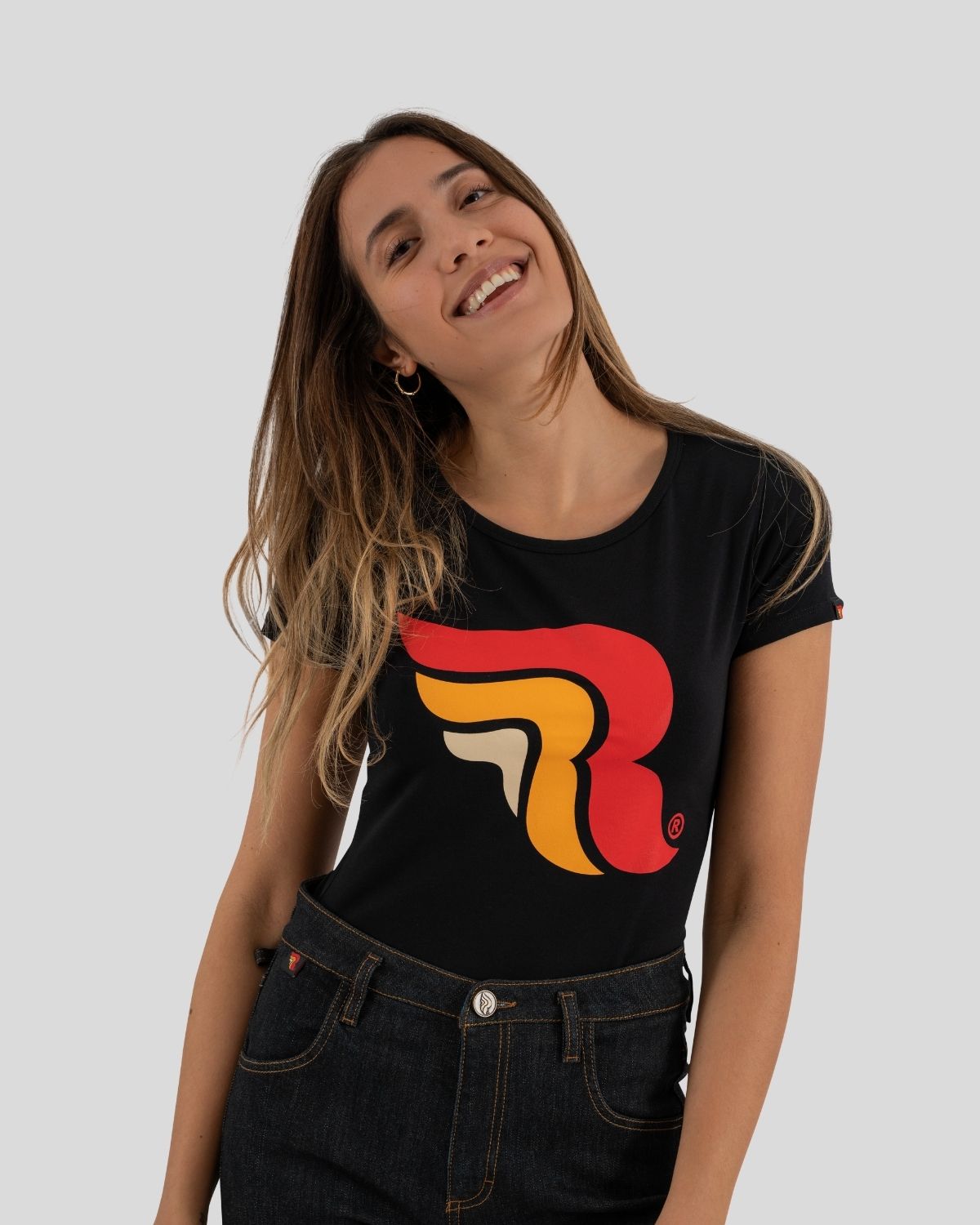 Logo RC Lady Black T-Shirt