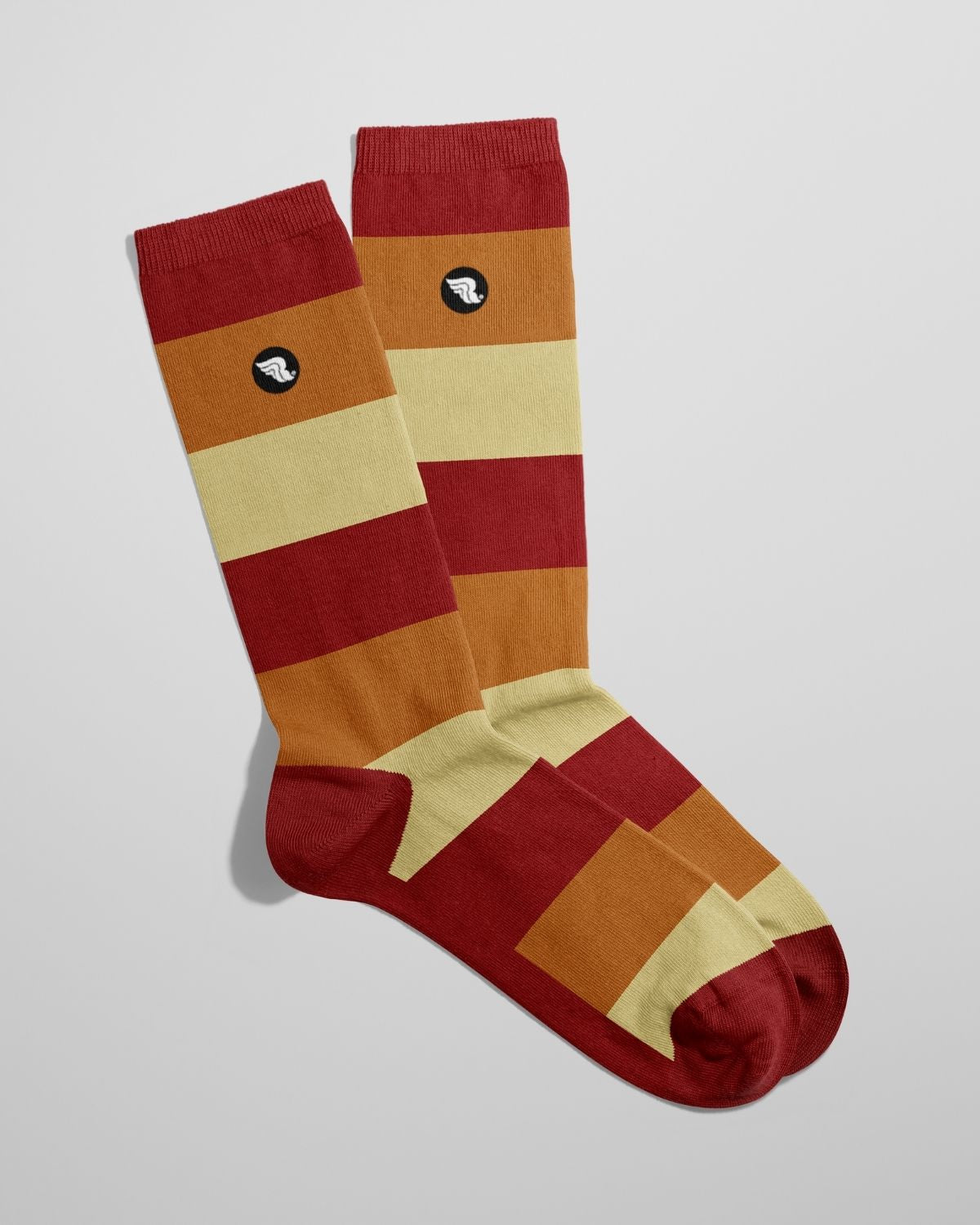 Stripes Socks Red