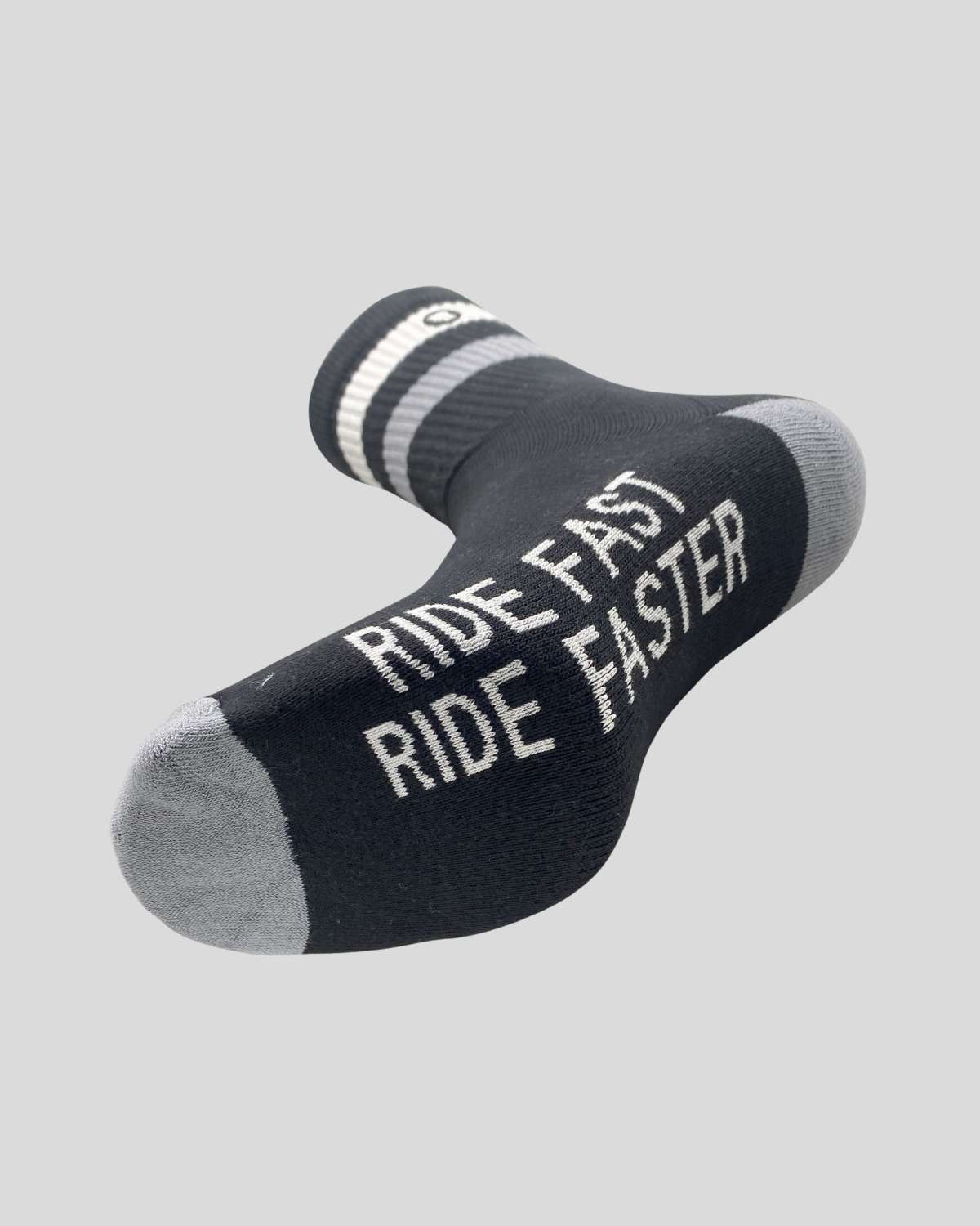 Ride Fast Socks Black/Grey
