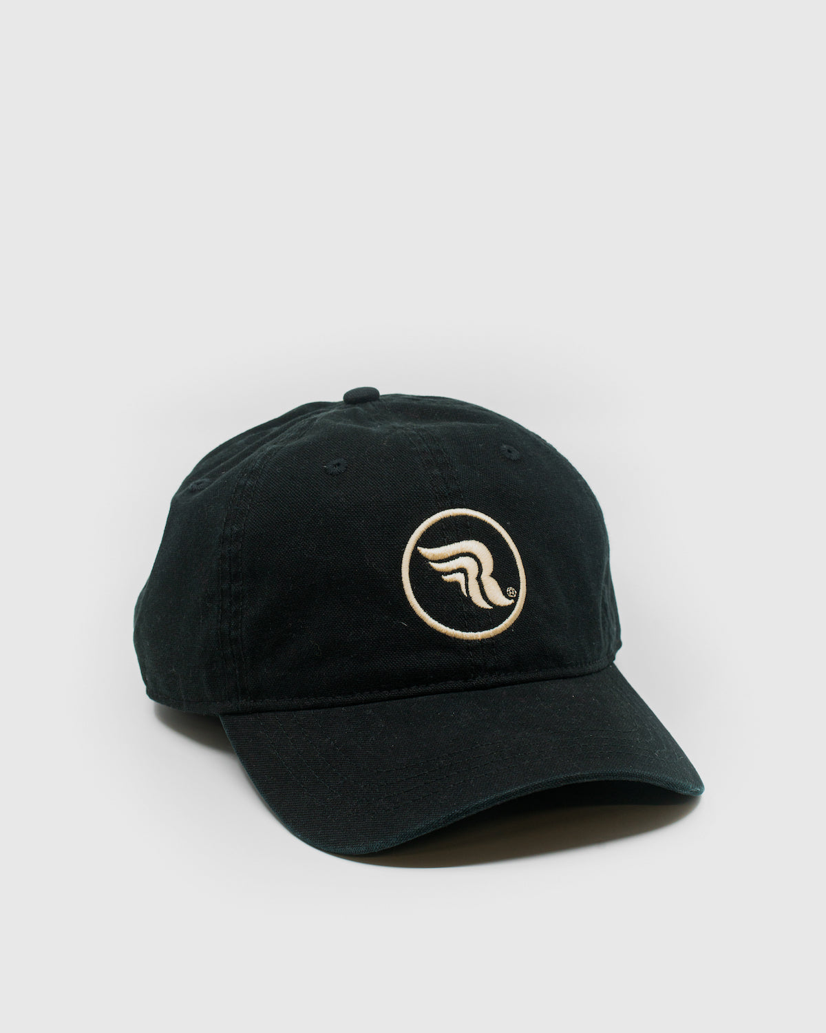 Circle Dad Hat Black