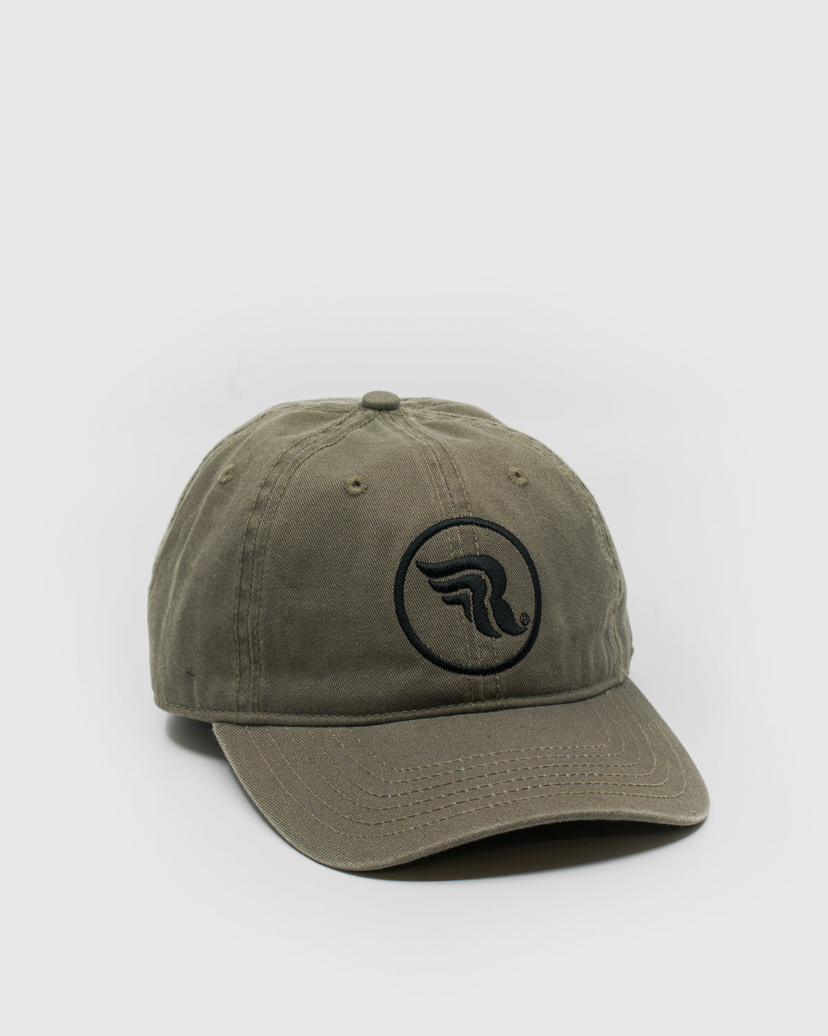 Circle Dad Hat Olive